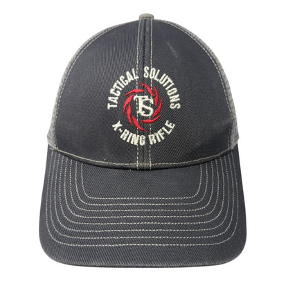 Tactical Solutions X-Ring Rifle Trucker Hat Gray One Size Mesh Back