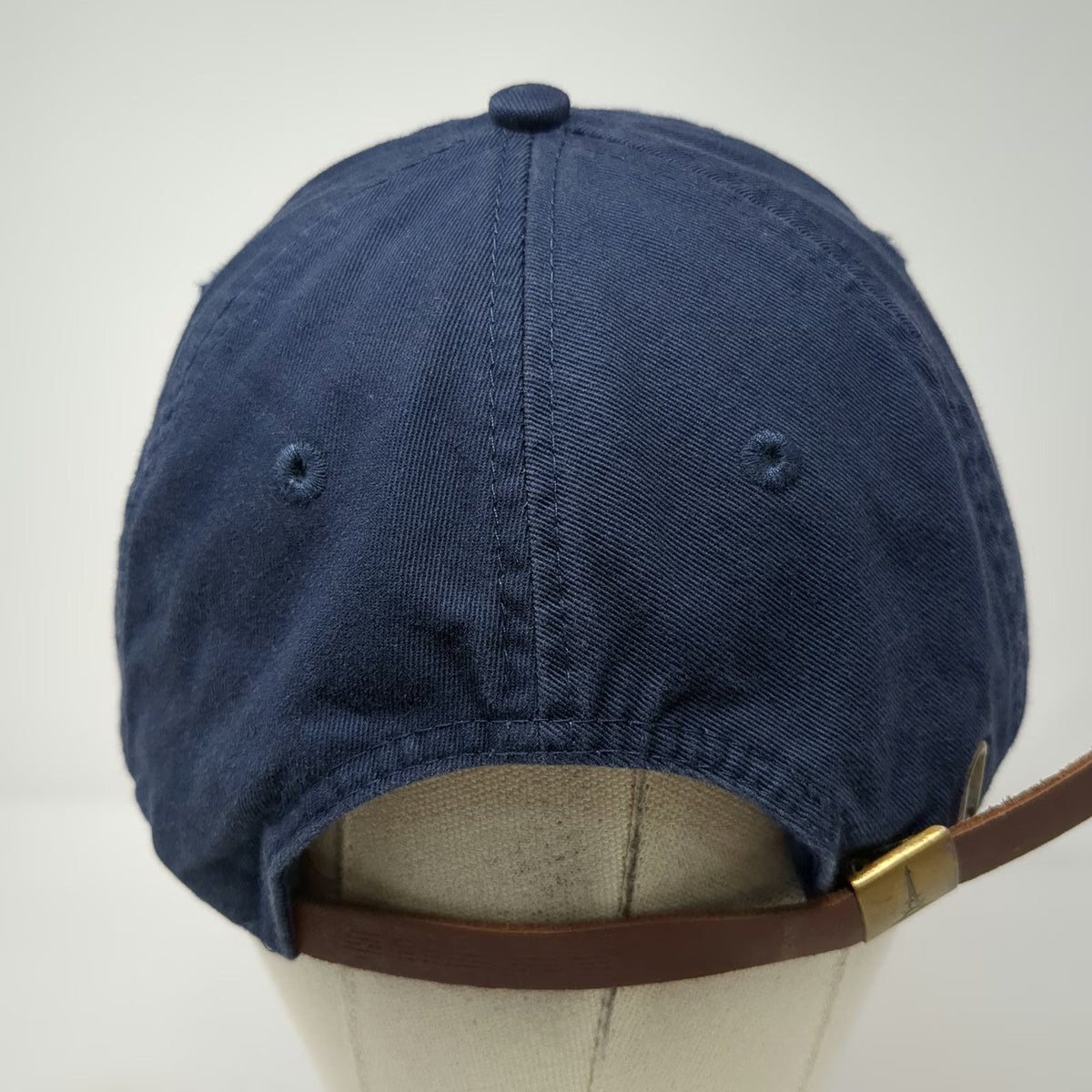 Adams Baseball Cap Blue One Size Nor-Lin-Sue Jen Anchor Leather Strapback Hat