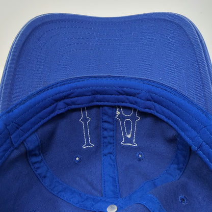 Mad Engine LA Logo Embroidered Blue Baseball Cap One Size Slideback Cotton Hat