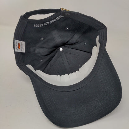 Vodka For Dog People Slideback Hat Black One Size Adjustable Embroidered