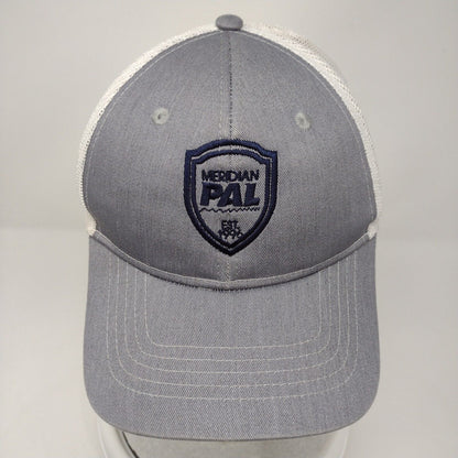Meridian PAL Snapback Mesh Back Trucker Hat Gray Youth Port Authority