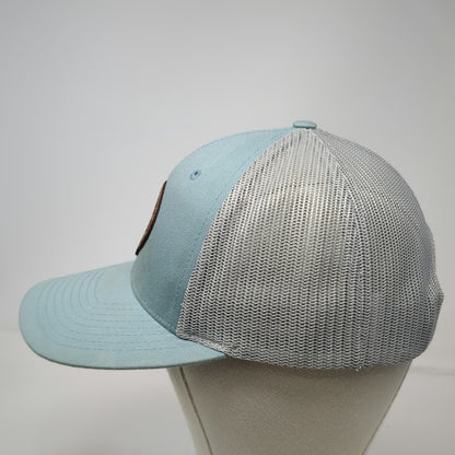 Richardson Trucker Hat Blue S Sonora Brewing Co Leather Patch Mesh Snapback