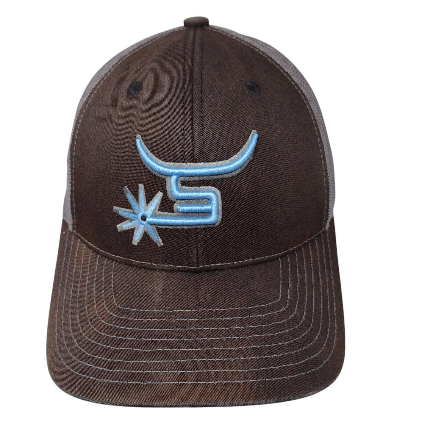 Spin-Em Snapback Mesh Back Trucker Hat Multicolor OSFA Embroidered