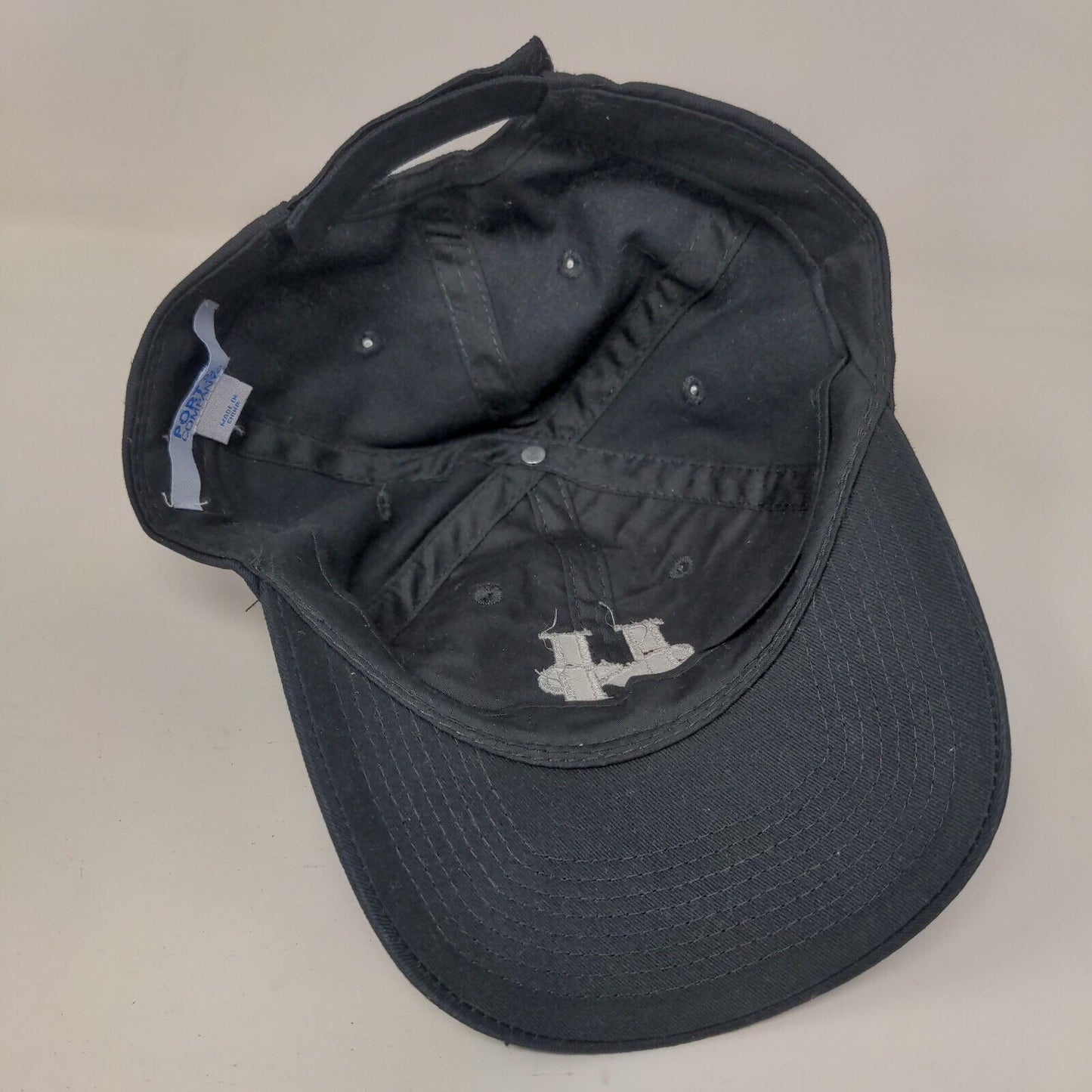Hera Flight Strapback Hat Black One Size Embroidered Port & Company