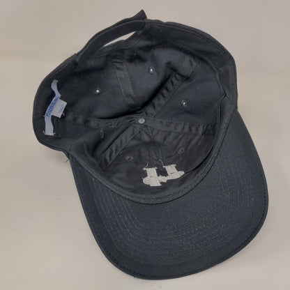 Hera Flight Strapback Hat Black One Size Embroidered Port & Company