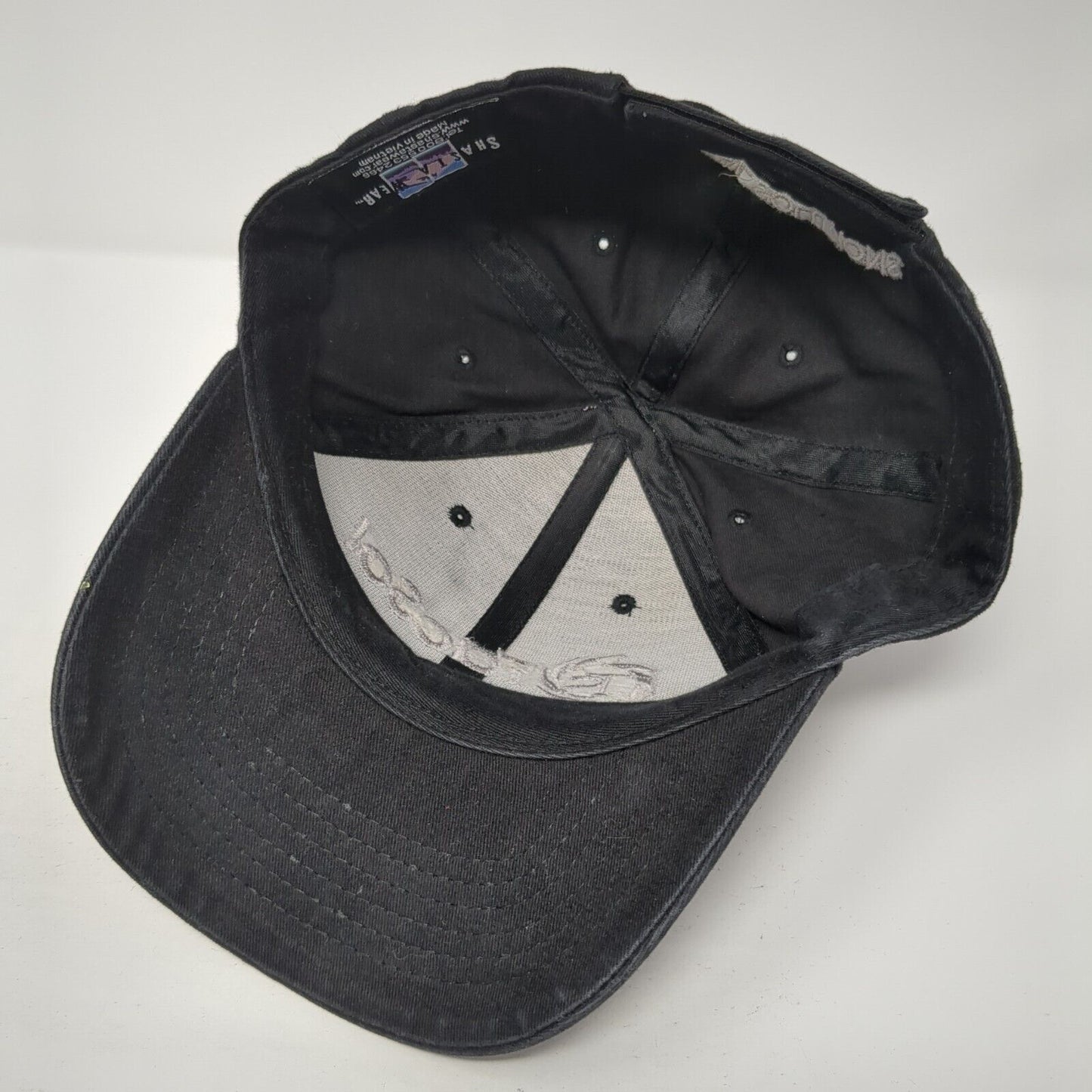 TacSol Tactical Solutions Strapback Hat Black One Size Adjustable Shasta Wear