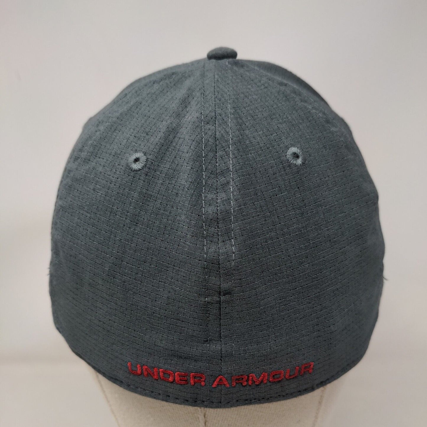 Under Armour Freedom Blitzing Fitted Hat Gray L/XL Pro Fit Embroidered