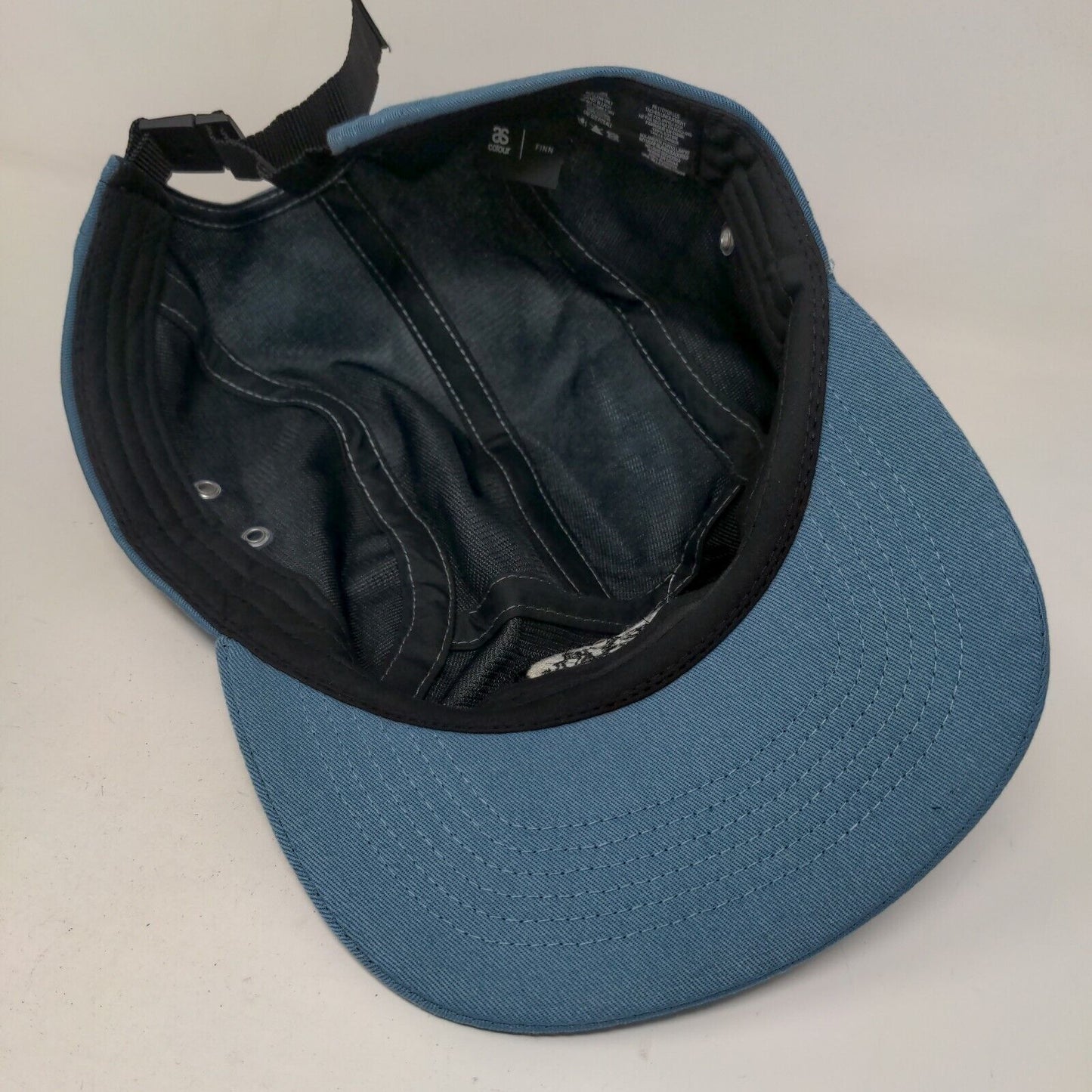 AS colour Men's Slideback Hat Blue OSFA Embroidered Love Local Skinny Pancake