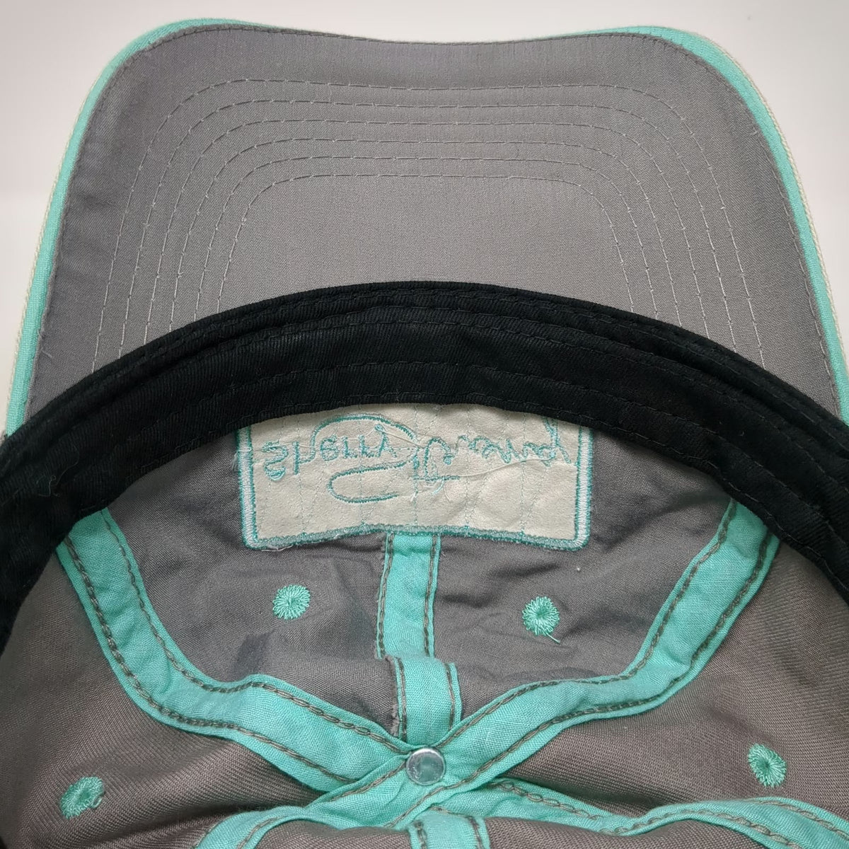 Baseball Cap Gray One Size SherryStrong Awareness Ribbon Strapback Cotton Hat