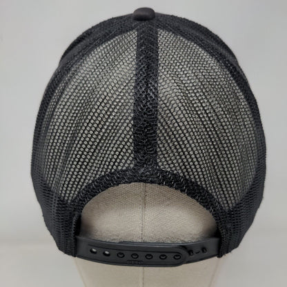 URLND Snapback Trucker Hat Black OSFM Adjustable Mesh Back Rope Otto Collection