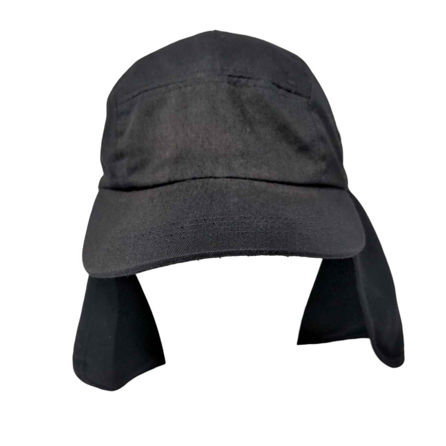 Bruneau Beast Trapper Hat Black OSFA Ear Flaps Adjustable Drawstring Blank