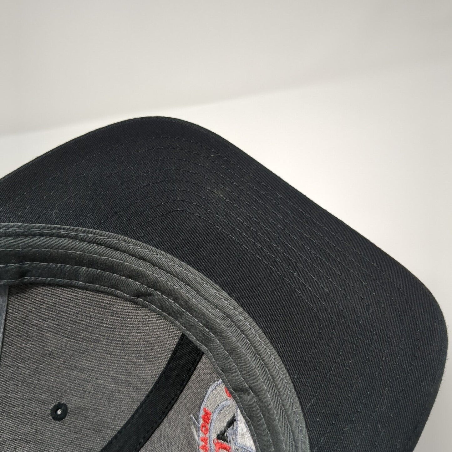 MGM General Construction Snapback Trucker Hat Black One Size Mesh Back