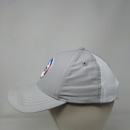 PGA Jr. League Kids Strapback Golf Hat Gray Ages 5-12 Adjustable Breathable Mesh