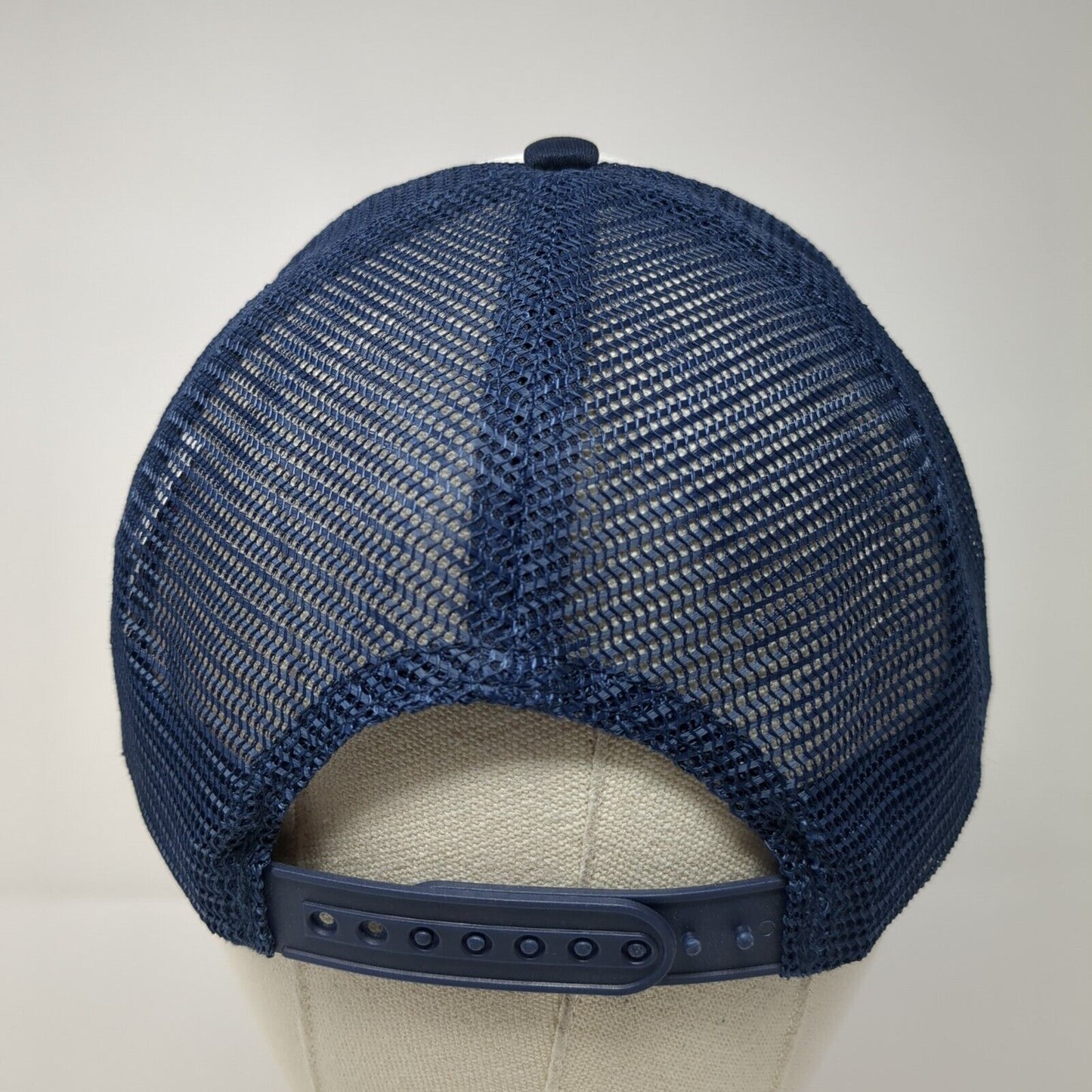 Functional 45 Training Snapback Trucker Hat Blue One Size Adjustable Mesh Back