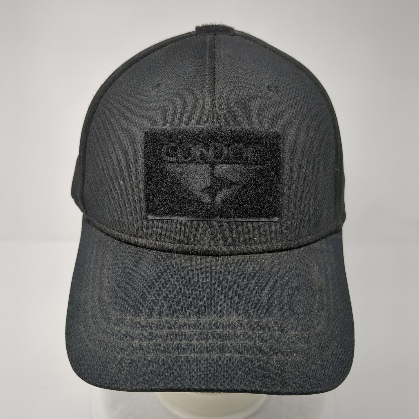 Condor Warrior Fitted Hat Black L/XL Stretch Solid 6 Panel Outdoor