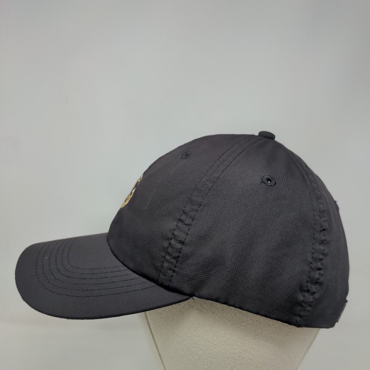 Imperial Strapback Hat Black OSFA Adjustable Embroidered Imperial