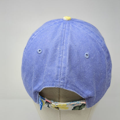 Crete Strapback Hat Blue One Size Adjustable 6 Panel Essencial Caps