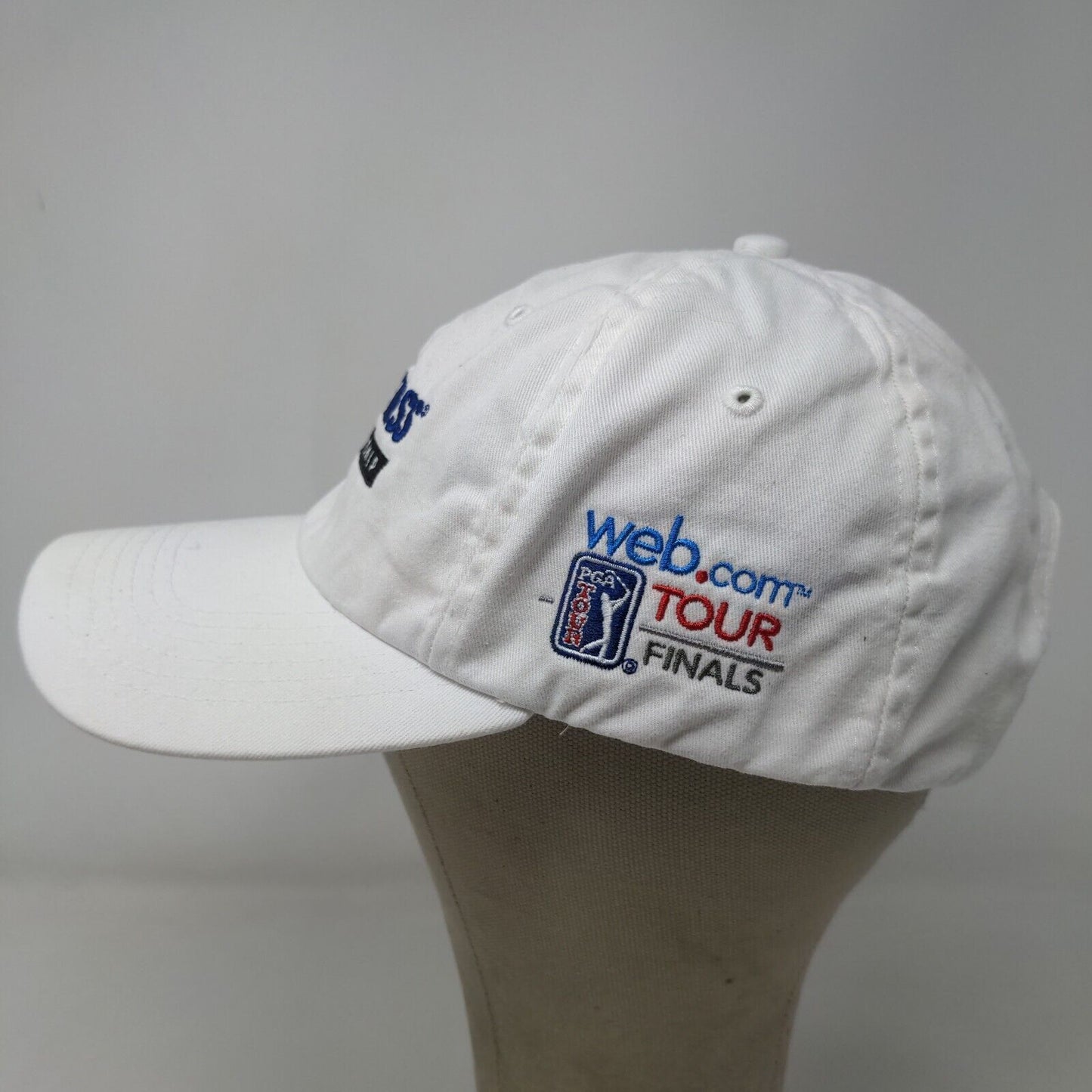 PGA Tour Finals Men's Strapback Hat White OSFA Hotel Fitness Championship