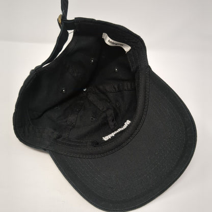 Madhappy Slideback Hat Black One Size Adjustable Embroidered Vented Holes