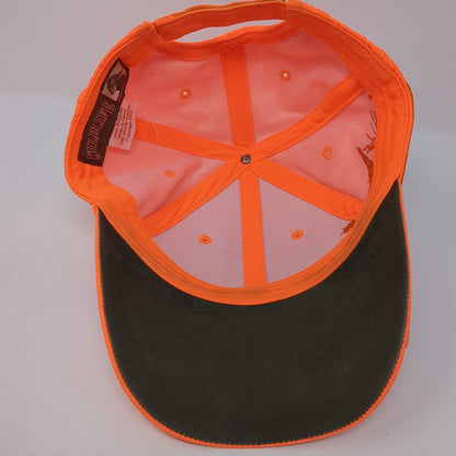Wild Life Dri-Duck Baseball Cap Orange One Size Adjustable Vented Holes 6 Panel
