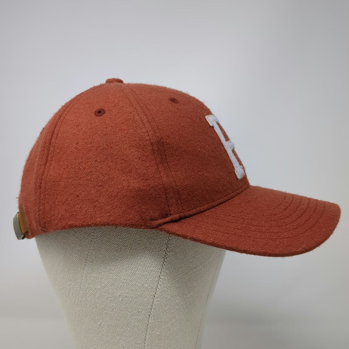 Portland Gear Baseball Cap Orange One Size Wool Slideback City of Bridges Hat