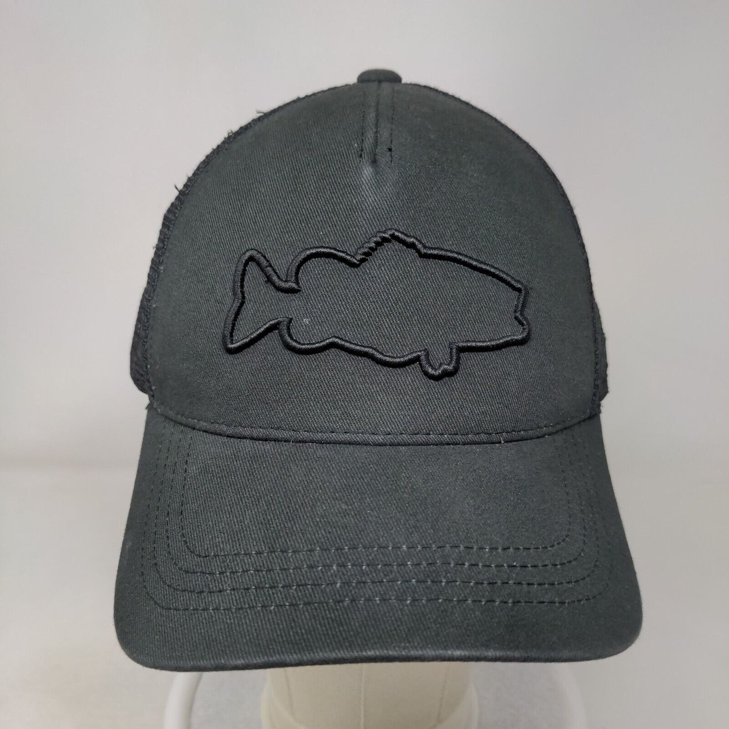 Costa Del Mar Snapback Trucker Hat Black One Size Embroidered Mesh Back6 Panel