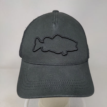 Costa Del Mar Snapback Trucker Hat Black One Size Embroidered Mesh Back6 Panel