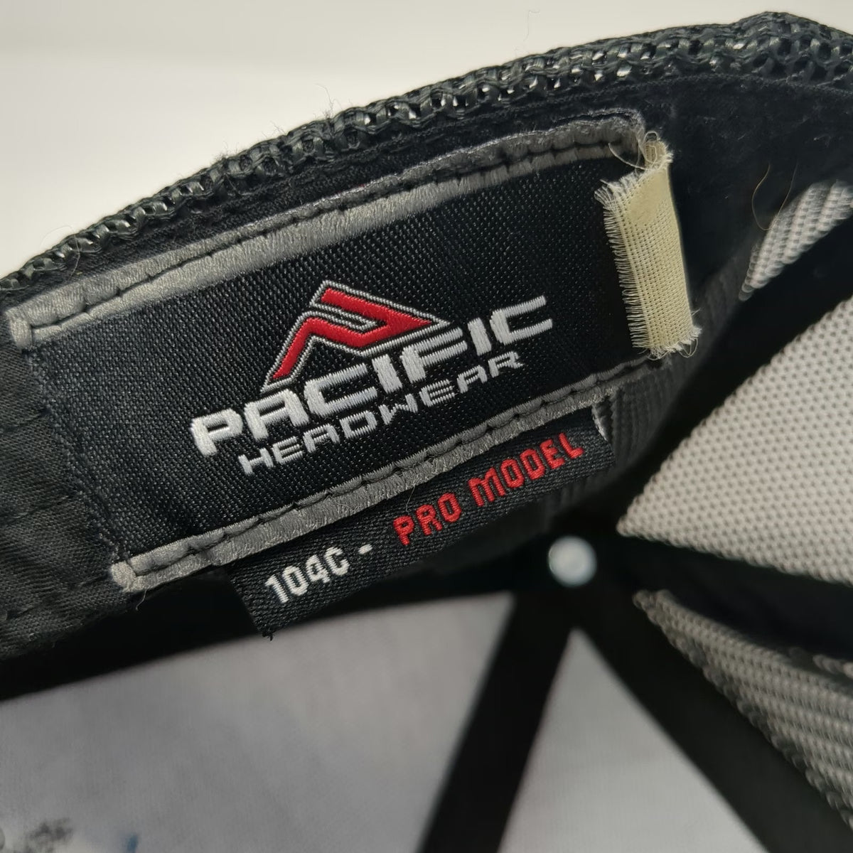 Pacific Headwear Trucker Hat Black One Size Snapback Mesh Camp Ida-Haven Trees