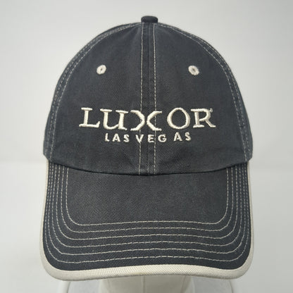 Luxor Las Vegas Strapback Baseball Cap Black One Size Adjustable Embroidered
