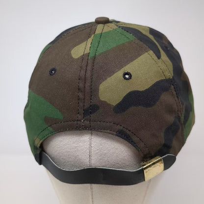 Cap America BASF Agrichemicals Camo 5 Panel Hat Green Black OSFA Rope USA Made