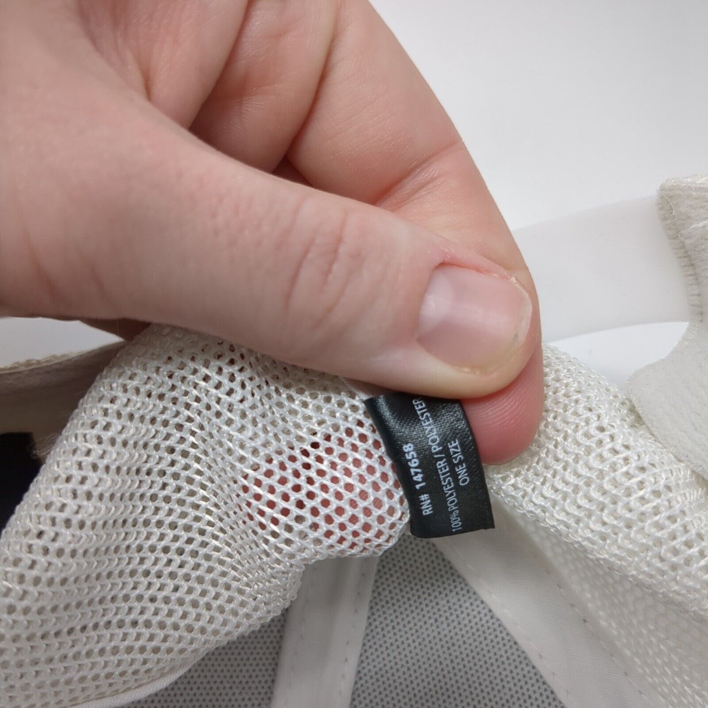 Pukka Snapback Trucker Hat White One Size Adjustable Embroidered Mesh Back