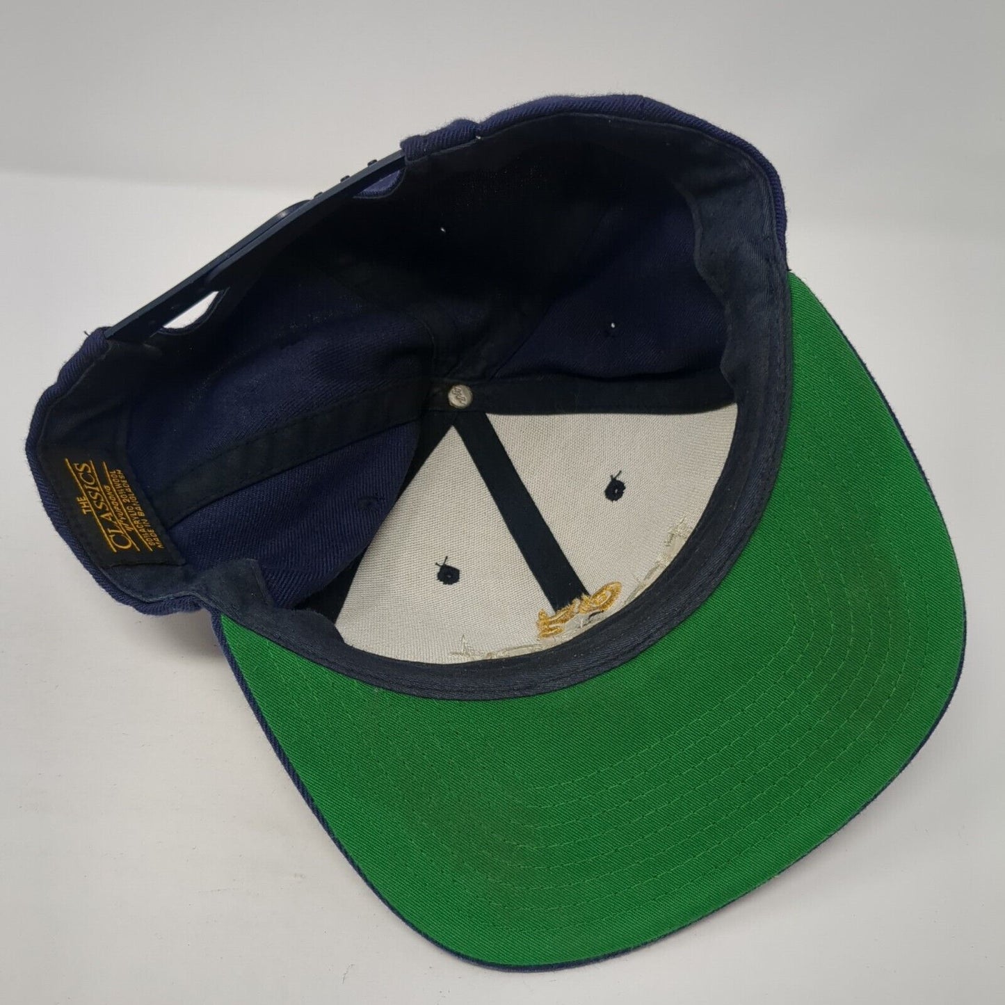 Tractor Beverage Co. Snapback Hat Blue One Size Adjustable Classics Yupoong