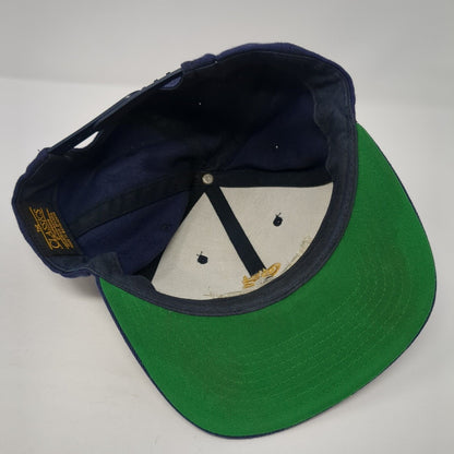 Tractor Beverage Co. Snapback Hat Blue One Size Adjustable Classics Yupoong