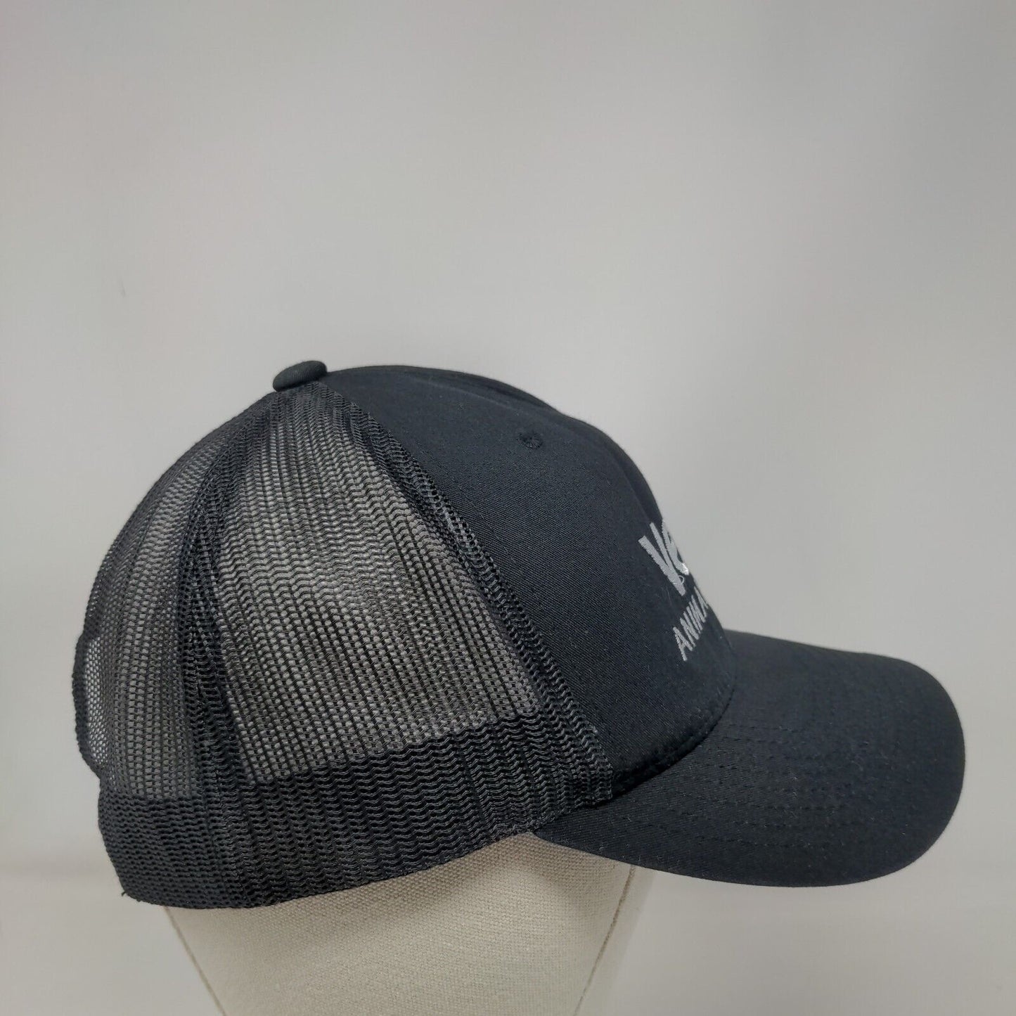 Vetio Animal Health Snapback Mesh Back Trucker Hat Black One Size Yupoong