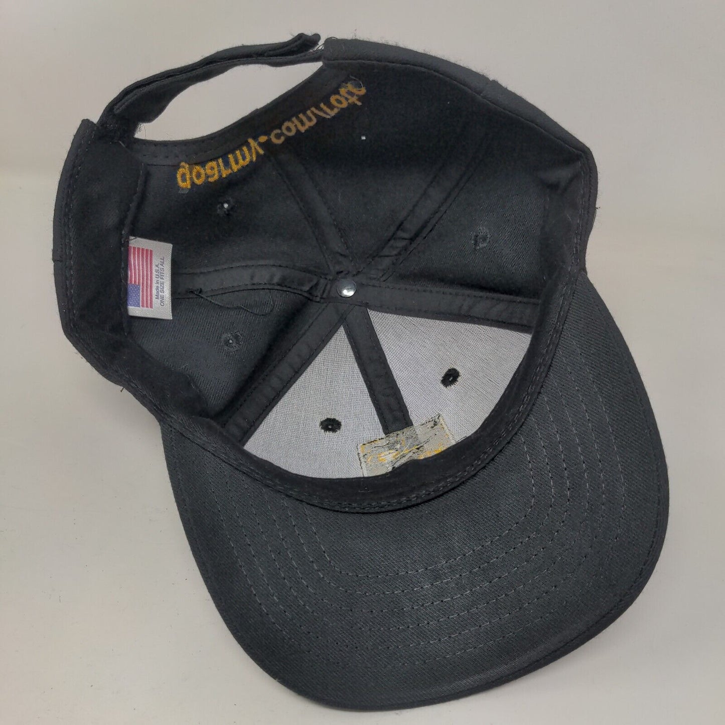 Leadership Excellence Strapback Hat Black OSFA Embroidered 6 Panel