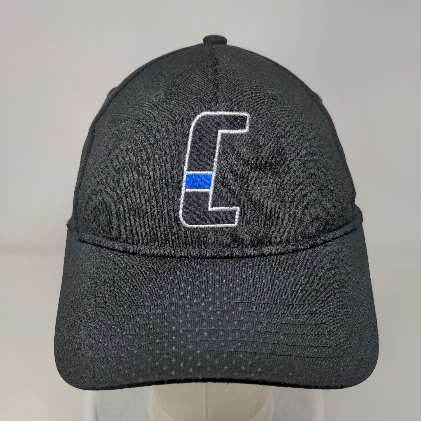 Lavallee 33 Youth Fitted Hat Black One Size Embroidered Augusta Sportswear