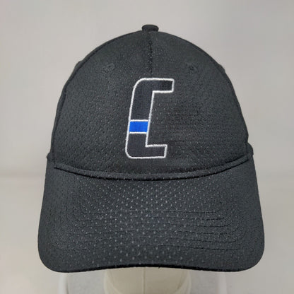Lavallee 33 Youth Fitted Hat Black One Size Embroidered Augusta Sportswear