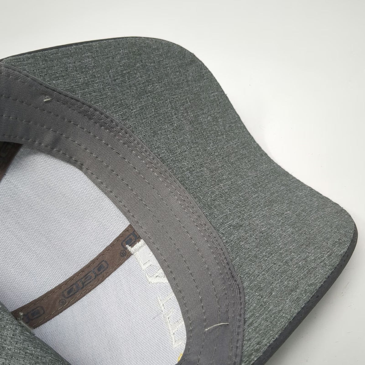 OGIO Baseball Cap Gray OSFM FNT Idaho Embroidery Strapback Heathered Logo Hat
