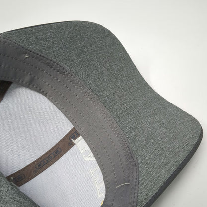 OGIO Baseball Cap Gray OSFM FNT Idaho Embroidery Strapback Heathered Logo Hat