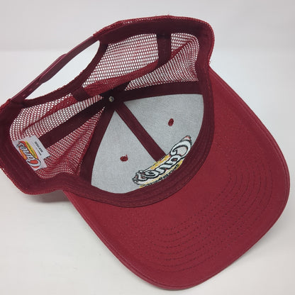 Raising Cane's Chicken Fingers Mesh Back Trucker Hat Red One Size
