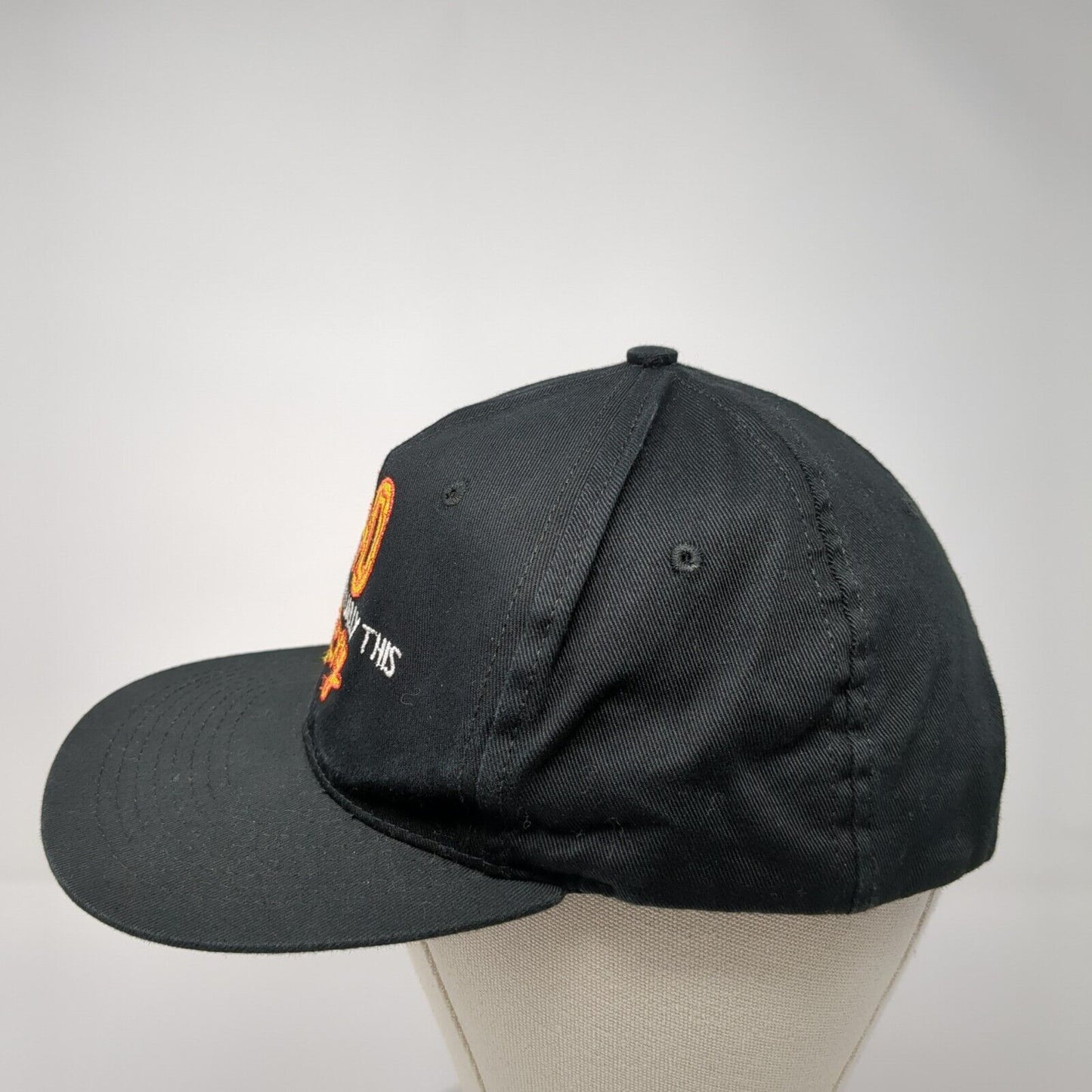 40 Isn't Usually This Sexy Snapback Hat Black OS Adjustable Embroidered Shoebox