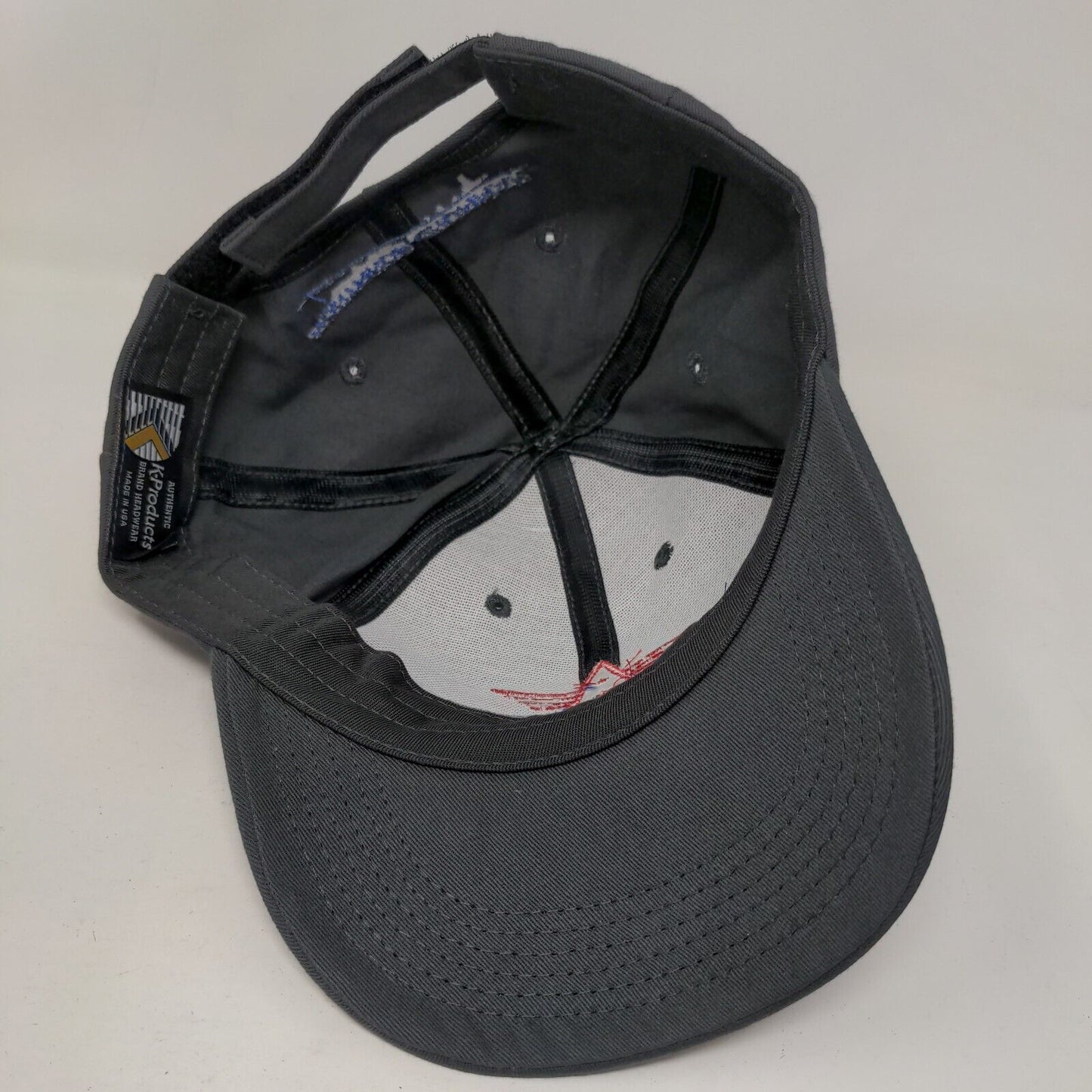 Think Safety SAMC Strapback Hat Gray One Size Embroidered K-Products