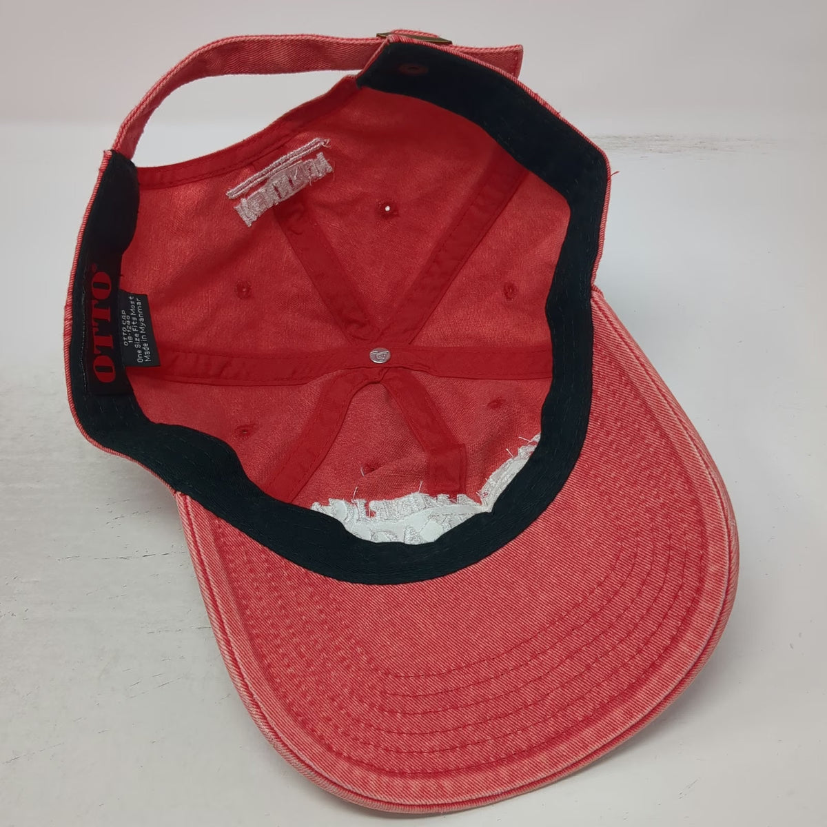 Otto Baseball Cap Red One Size Make America Healthy Again Kennedy Slideback Hat