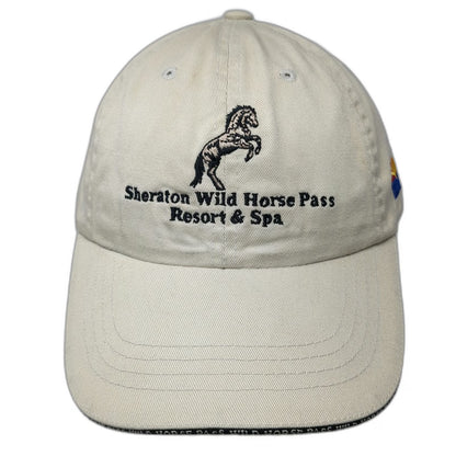 Titan Sheraton Wild Horse Pass Resort Spa Beige Baseball Cap OSFM Hat Phoenix AZ