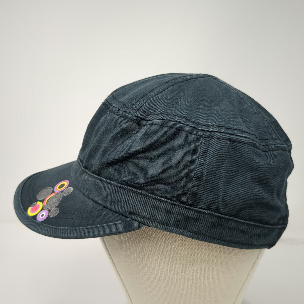 Alternative Apparel Army Cap Blue OSFM Strapback FYI Arbonne Hat Graphic Brim
