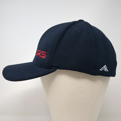 Pacific Headwear Baseball Cap Blue 8 SRS Logo Performance Flexfit M2 Tech Hat