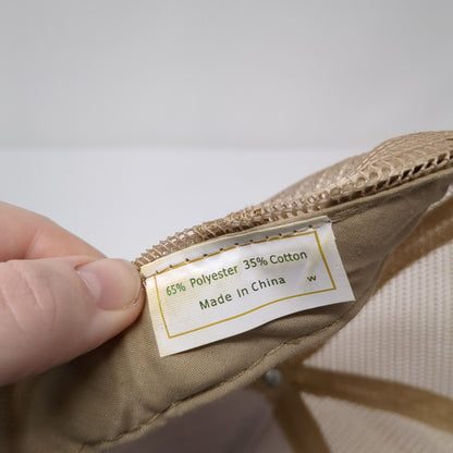 Quartzsite RC Flyers Strapback Trucker Hat Tan OS Adjustable Embroidered Mesh