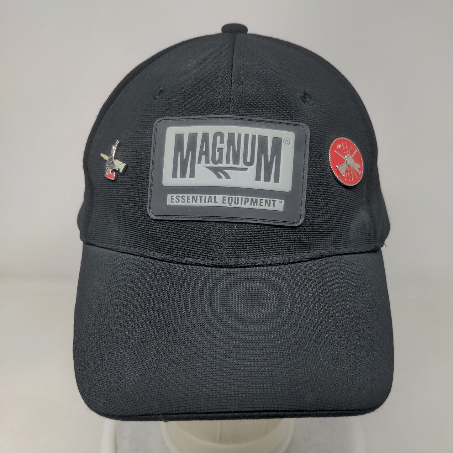 Magnum Essential Equipment Strapback Hat Black OSFA Adjustable 6 Panel