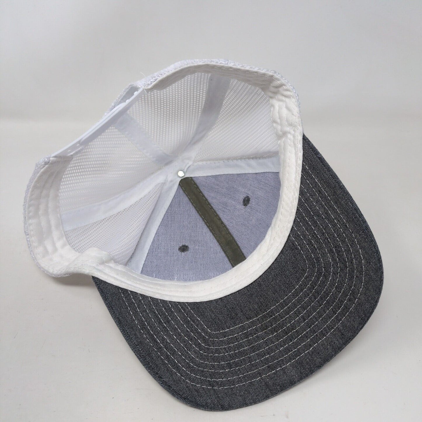 NAPA Snapback Mesh Back Trucker Hat Gray One Size Colorblock 6 Panel