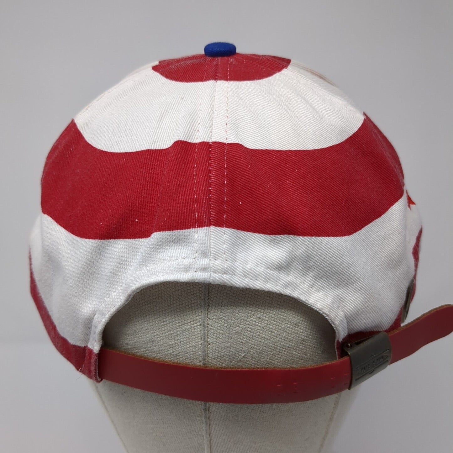 American Flag Stars & Stripes Slideback Hat Multicolor OS Adjustable Patriotic